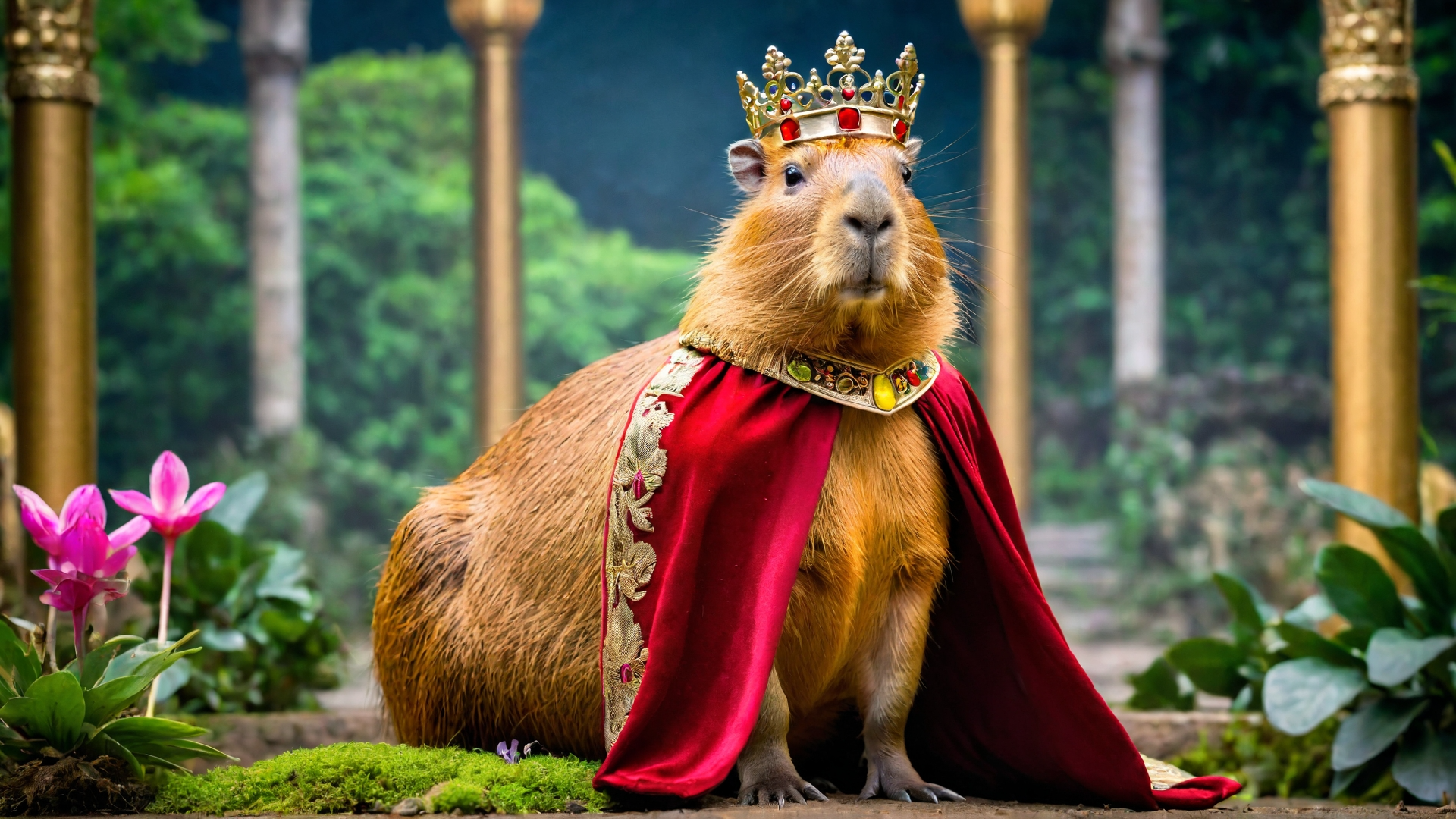 Capybara, the Unofficial King of Chill